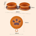 2 in 1 Foldable Travel Pet Bowl - Image 6