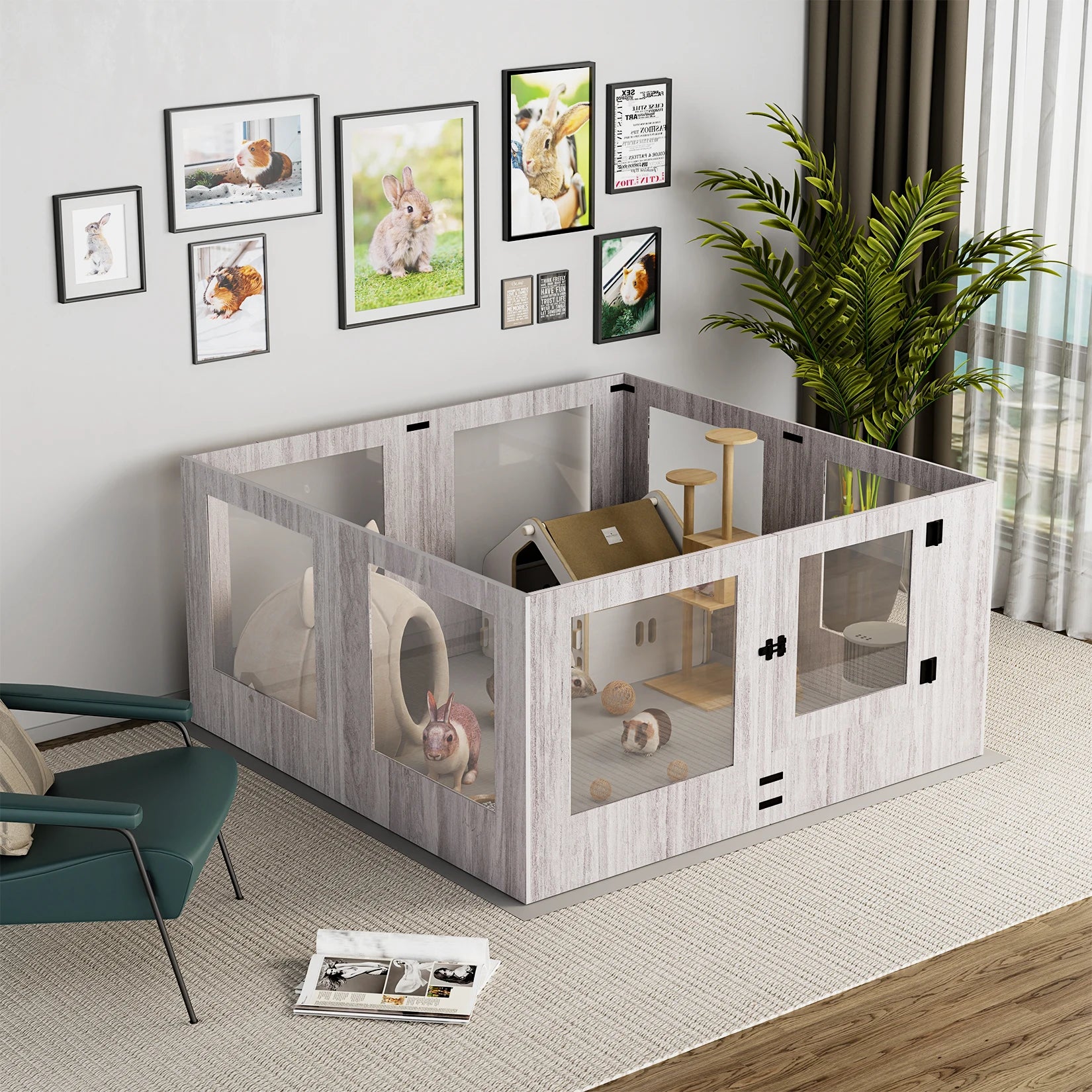 S69df72fc31264e6caed7826d1135e224s.jpg Pet Playpen - Image 1