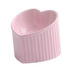 Heart-shaped Ceramic Cat Bowl - Image 6