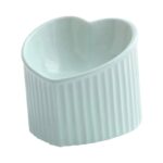 Heart-shaped Ceramic Cat Bowl - Image 4