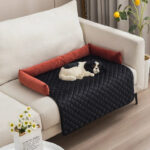 Velvet Pet Sofa Bed - Image 2